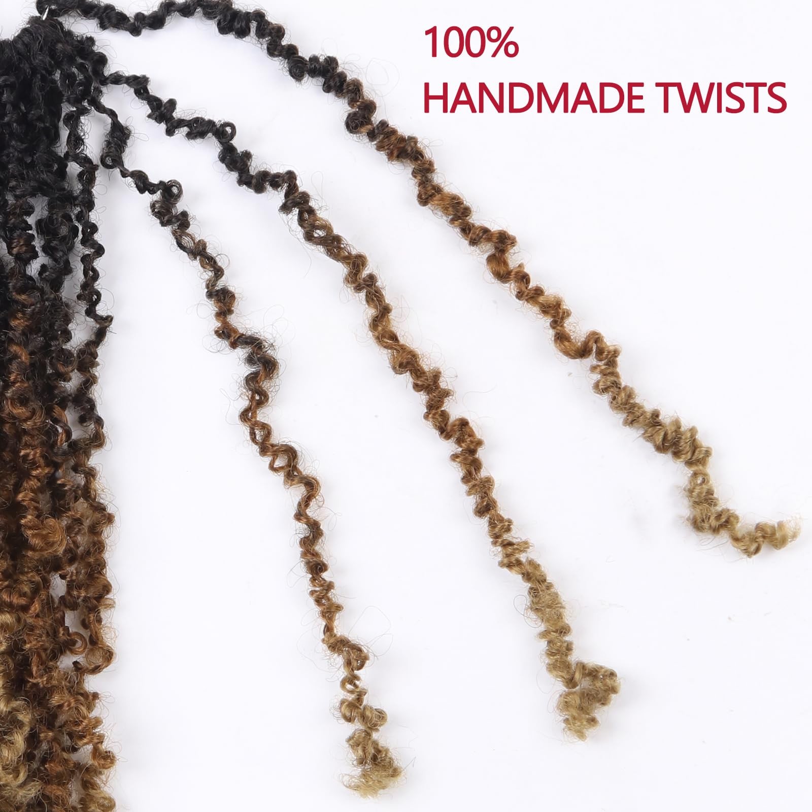 Yanky Twist Crochet Hair PILLUGER Yaki Twists Micro Spring Braids 9 Packs Brown