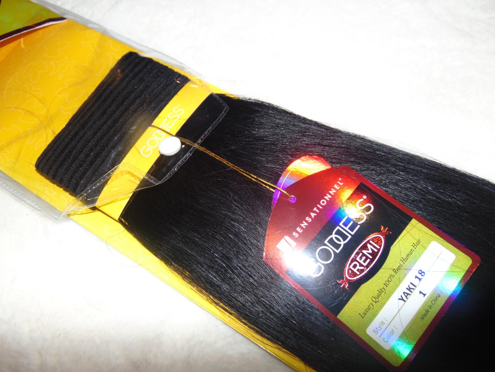 Sensationnel Goddess Remi 100% Human Hair Yaki WVG 18″ Color 1