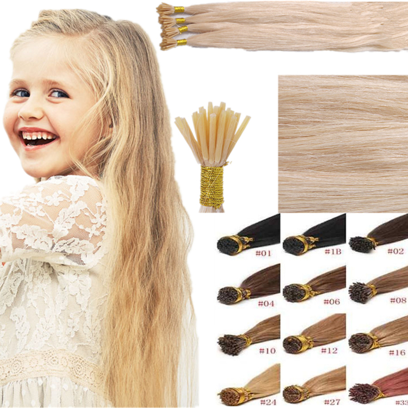 Keratin Fusion I/Stick Tip Remy Human Hair Extensions 16″18″20″22″24″26″28″ 50g
