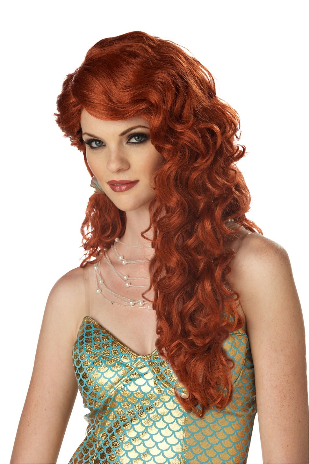 Mermaid Glamour Sexy Adult Costume Wig