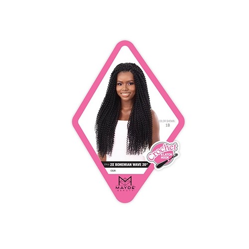 Crochet hair – 2X BOHEMIAN WAVE 20″