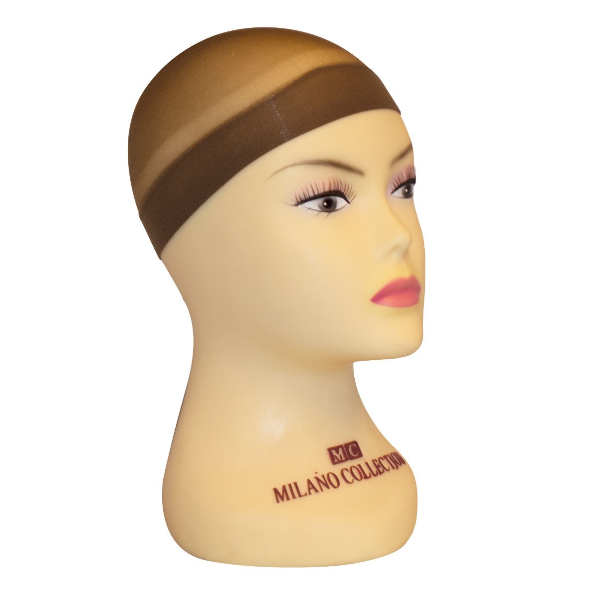 Milano Collection Professional Nylon Mesh Wig Stocking Liner Cap In Brown 9 PACK