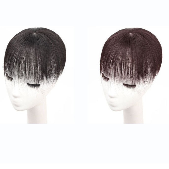 Silk Base Straight Clip In Human Hair Toppers For Loss Thin Hair Replacement