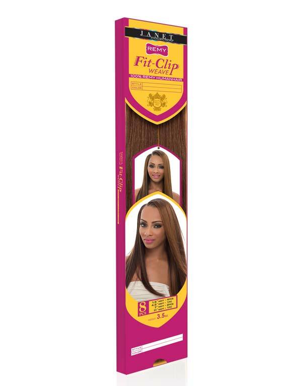 Janet Collection 100% Remy Human Hair MAGIC YAKY 8PCS CLIP IN EXTENSION