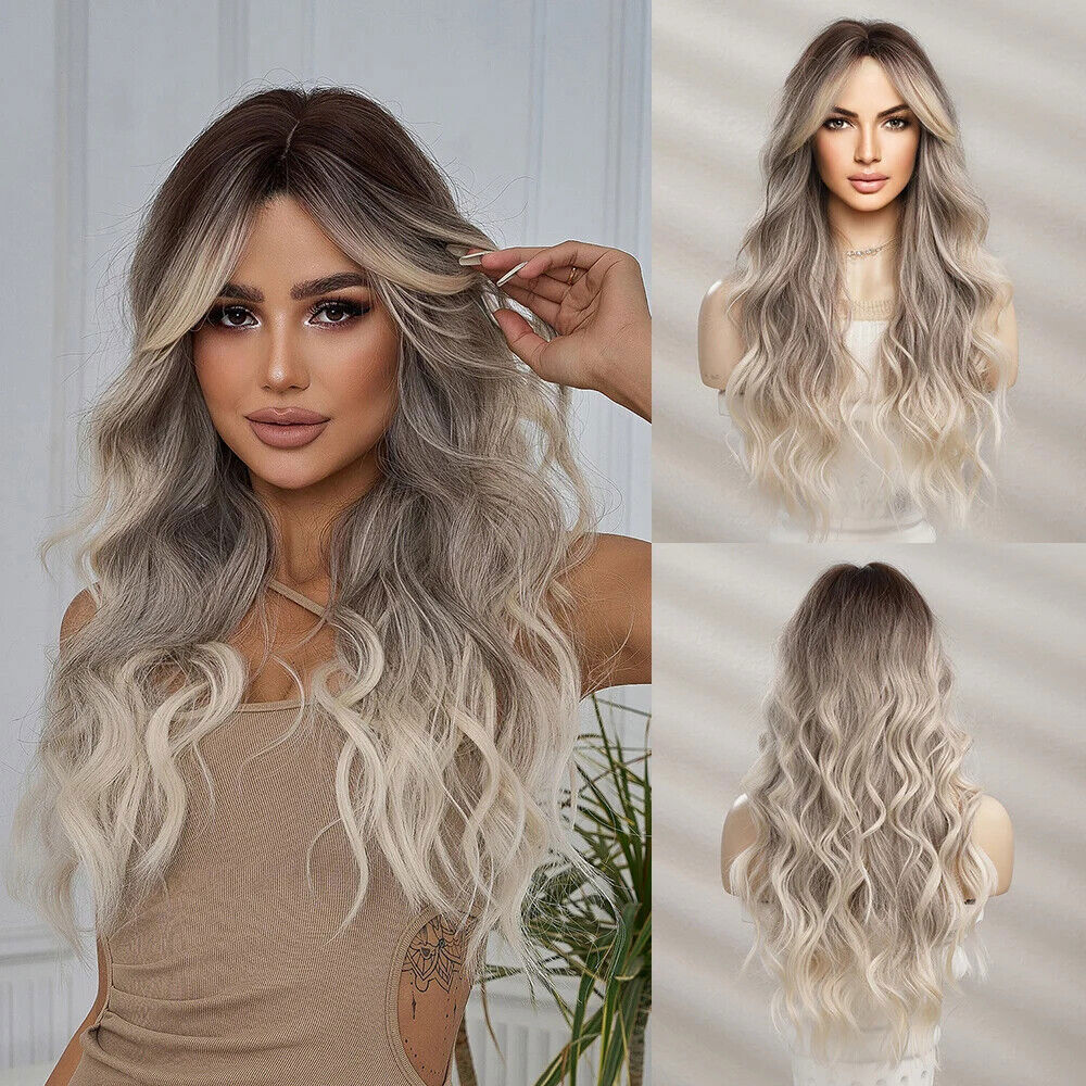 Long Body Wave Synthetic Hair Wigs for Women Fashion Cosplay Party Hair Wig