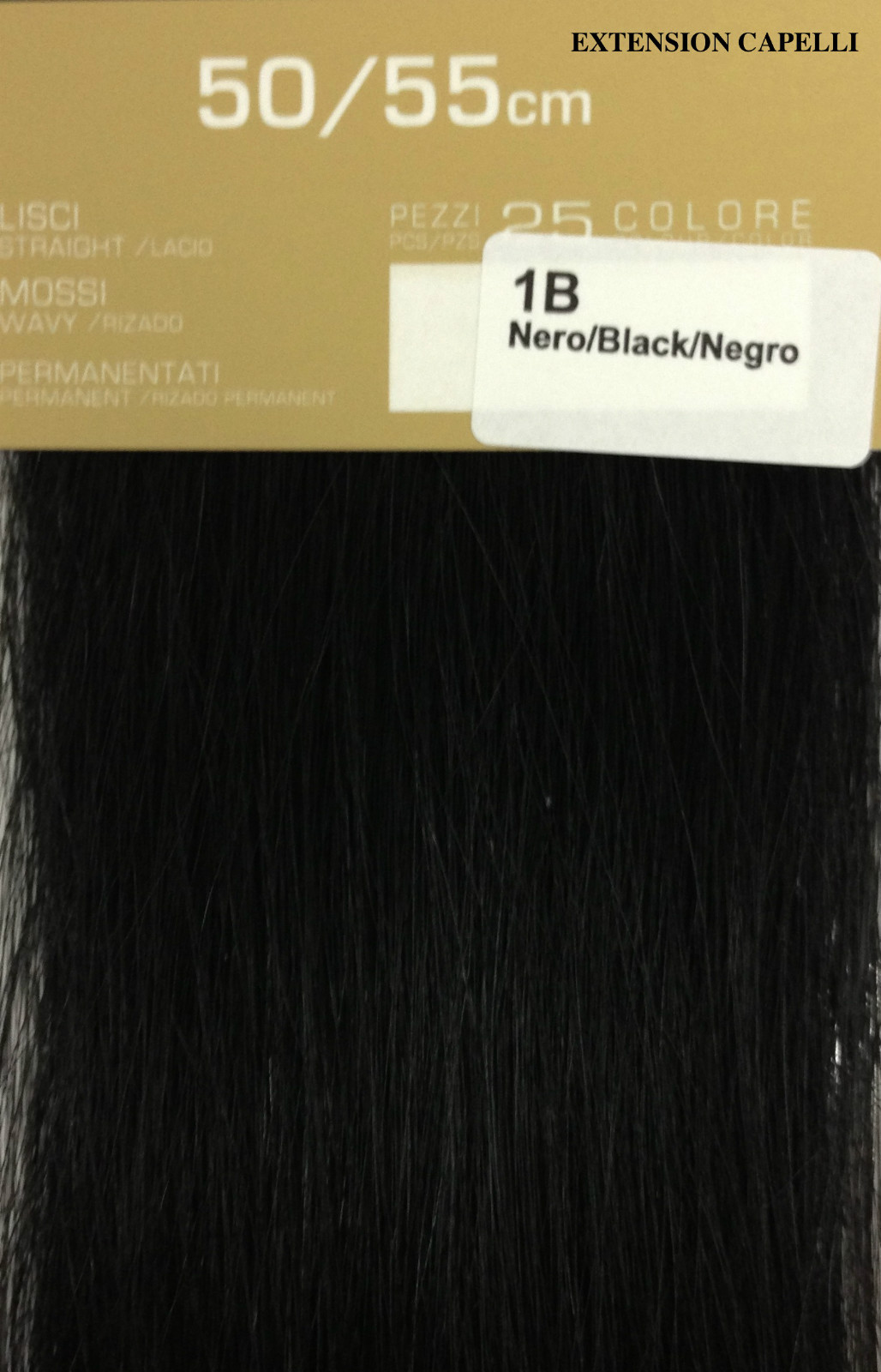 EXTENSION SOCAP SOHAIR 125 KERATIN STRANDS 100% NATURAL 50/55cm