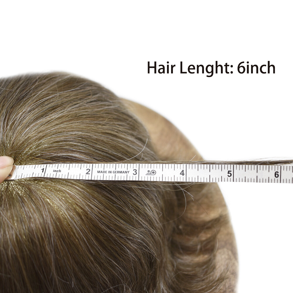 Toupee,Hair replacement,Hairpiece for men,Durable Mono Lace Mens Hair system Wig
