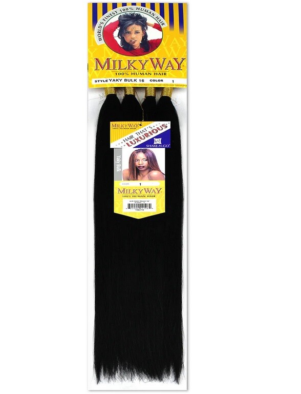 Milky Way 100% Human Hair for Braiding YAKY BULK