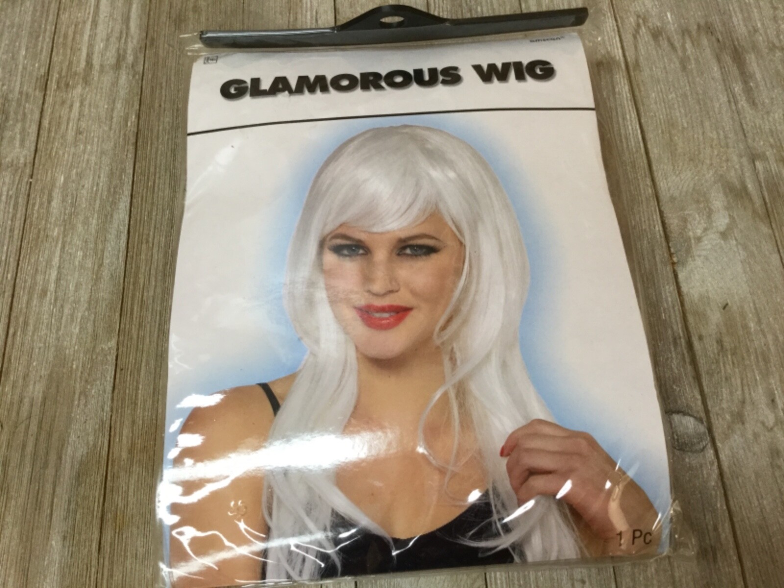 Amscan Glamourous White Wig Halloween Cosplay Adult One Size  