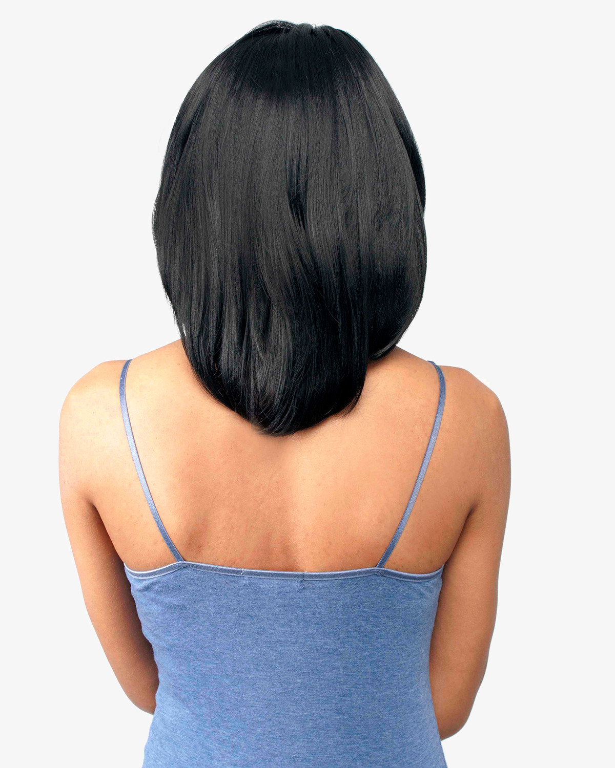 Abelle INEZ Synthetic Medium Straight Bumped Bang Wig