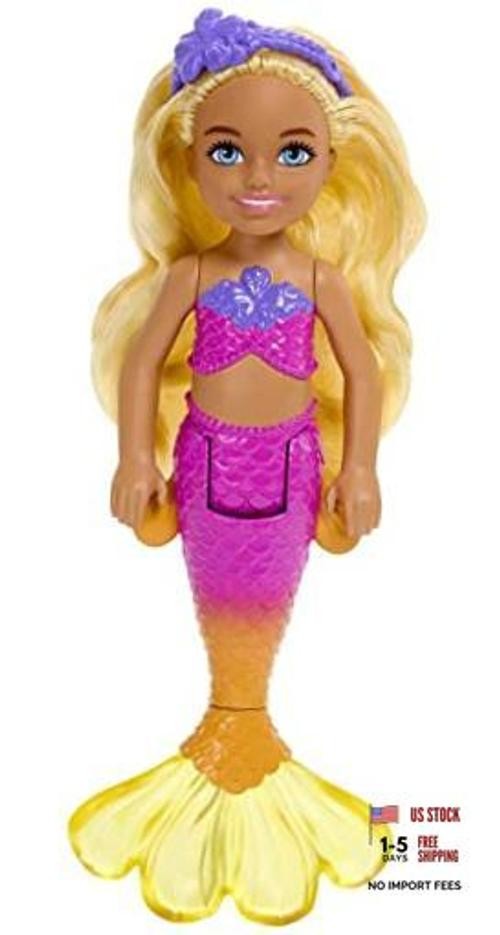 Barbie Dreamtopia Chelsea Mermaid Small Doll with Removable Hair Blonde Mermaid