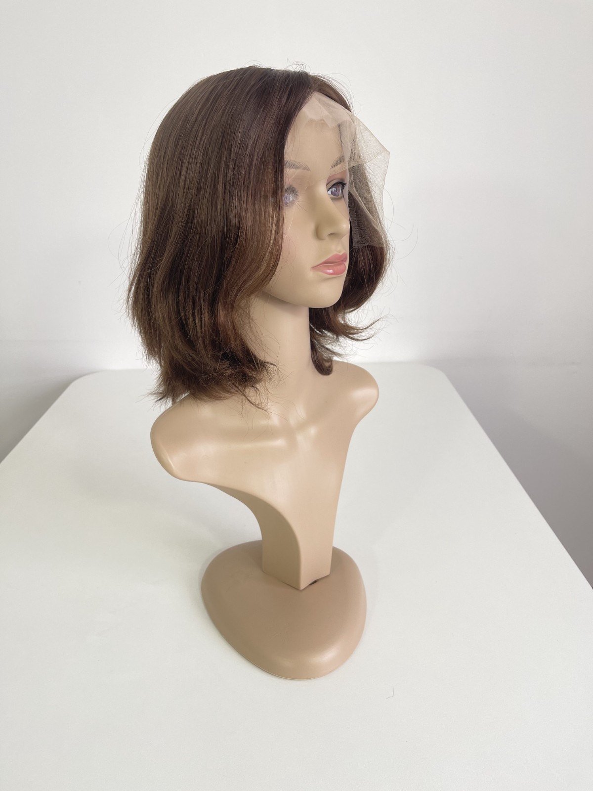 European hair made silk top lace front wig