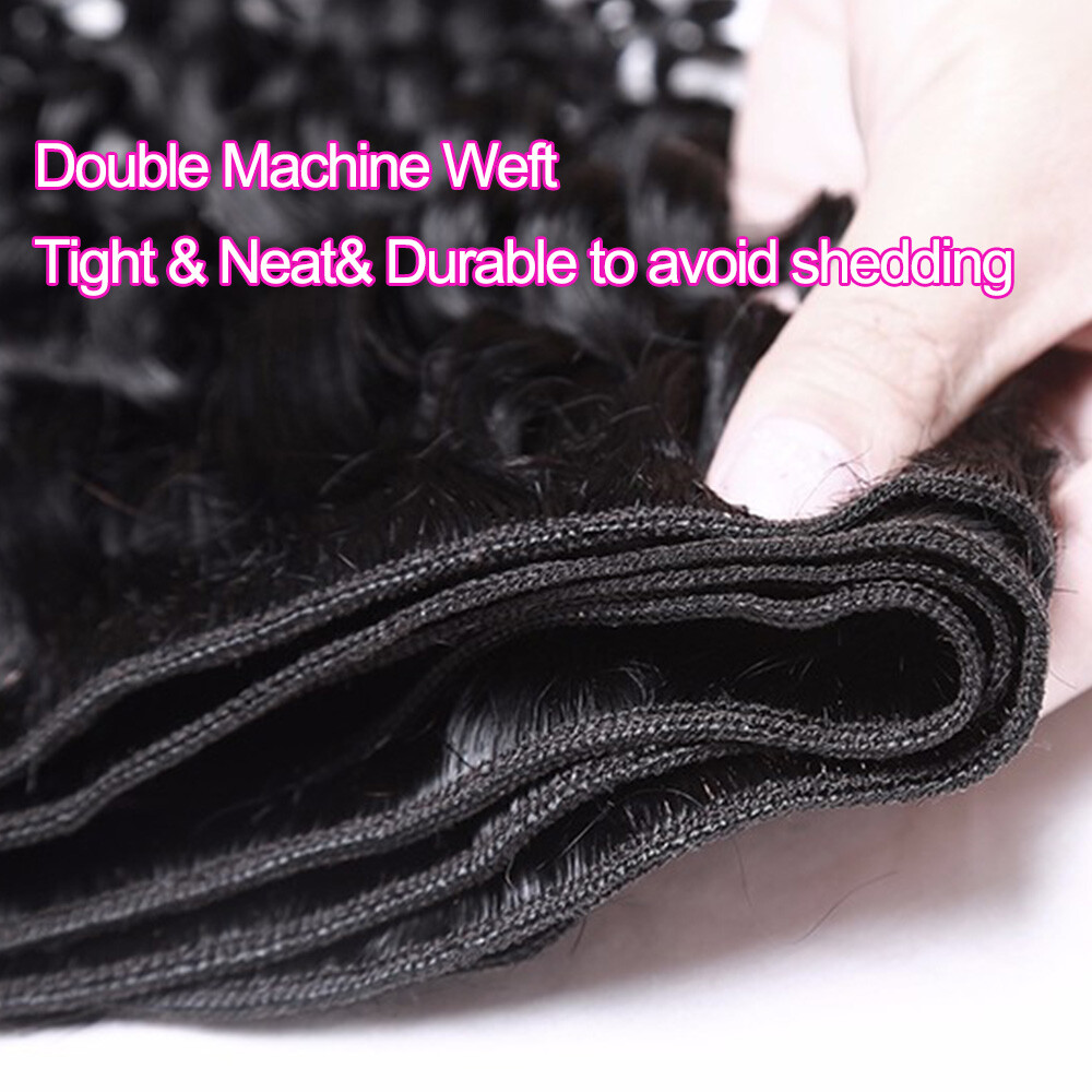 Virgin Remy Human Hair Extensions Water Wave Weave Weft 300G 3Bundles Thick TB