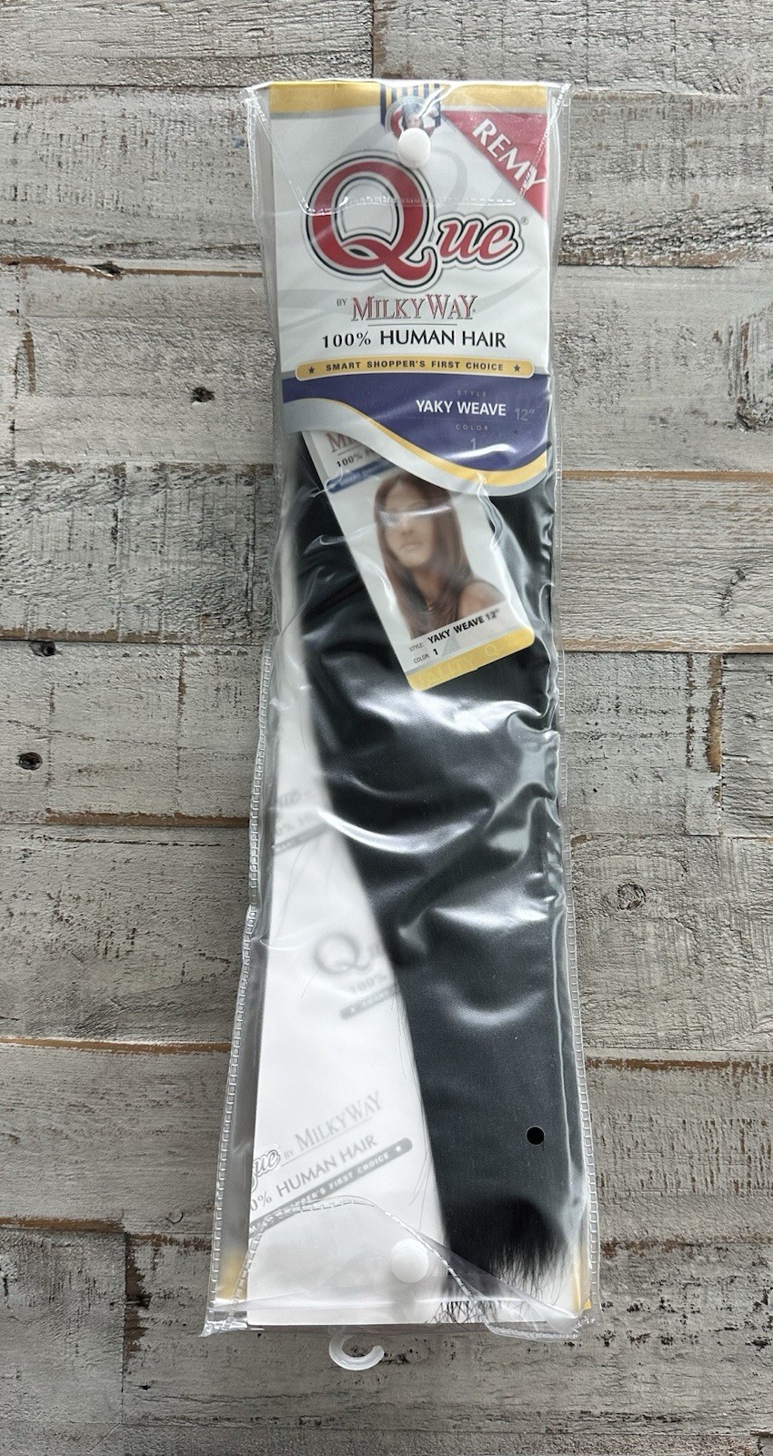 Que Yaky Weave By Milkyway 100% Human Hair Straight Weave Extension Remy New