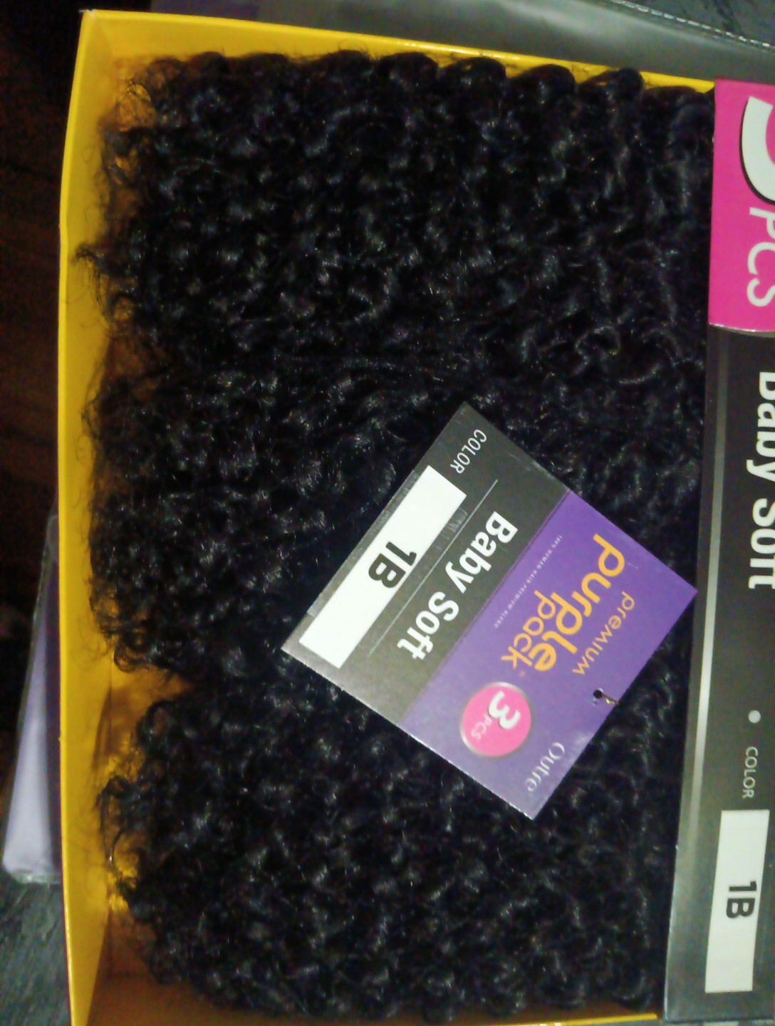 Outre Purple Pack 100% Human Hair Premium Blend 3pcs Hair Extentions