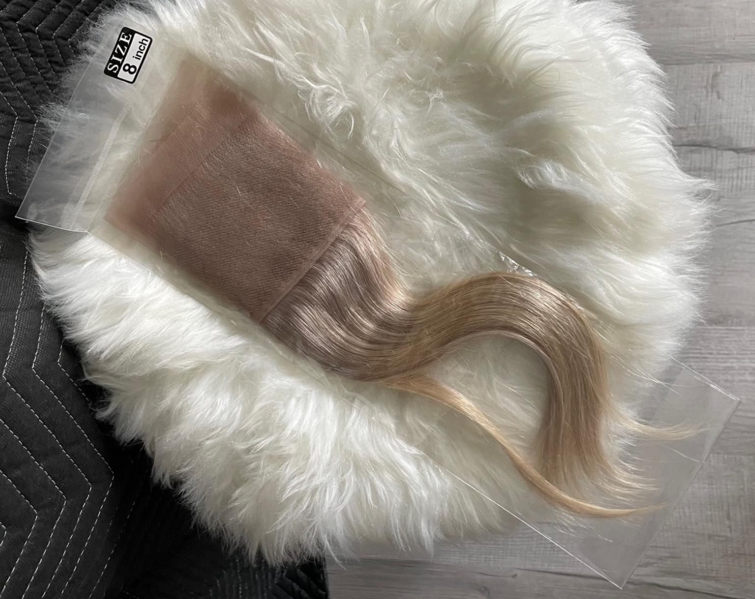 Platinum Ash Blonde 613 Straight 8″ Human Hair 6 Bundles with 13×4 HD Closure