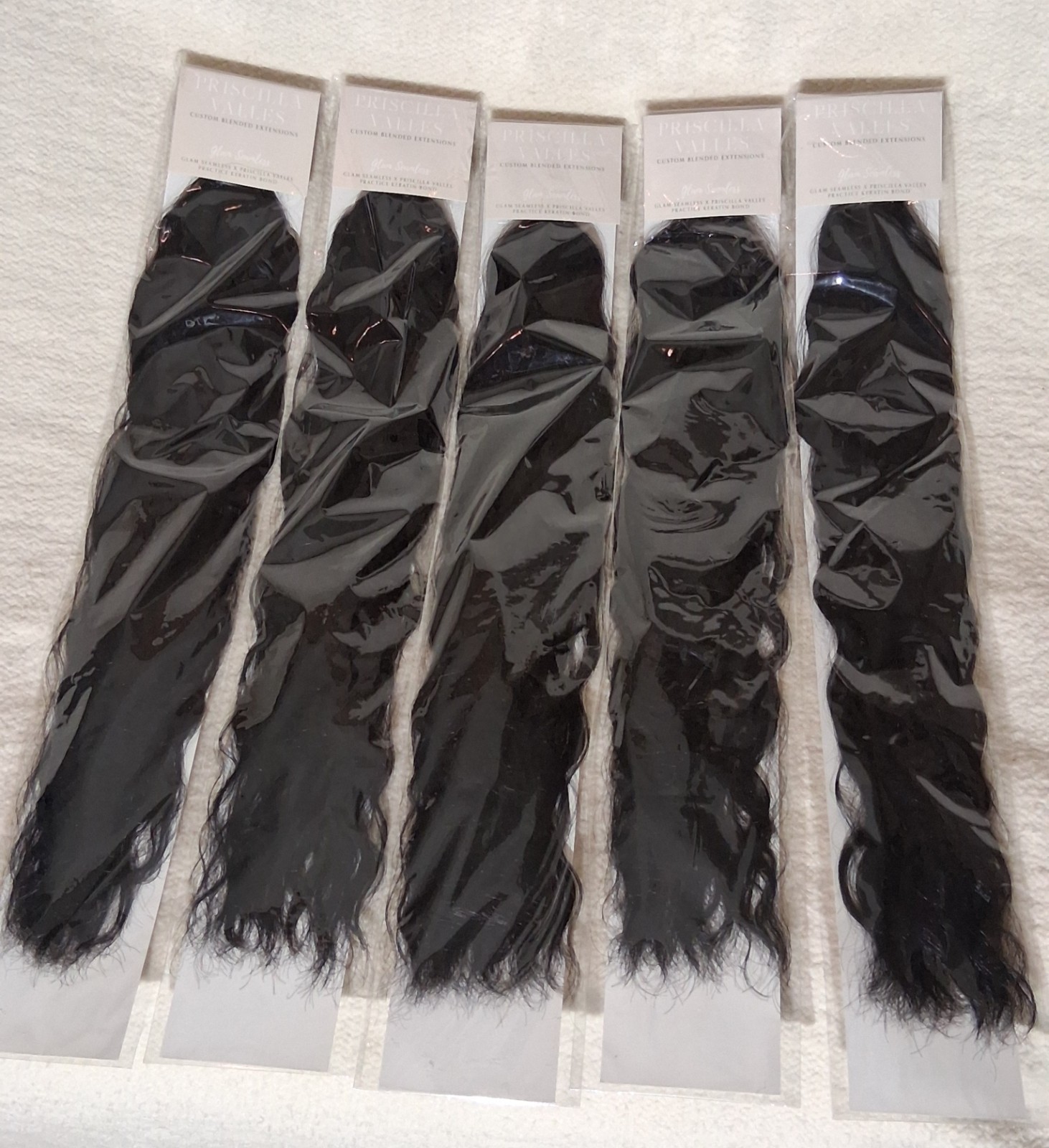 Priscilla Valles x Glam Seamless Keratin bond/ keratin blend Extensions