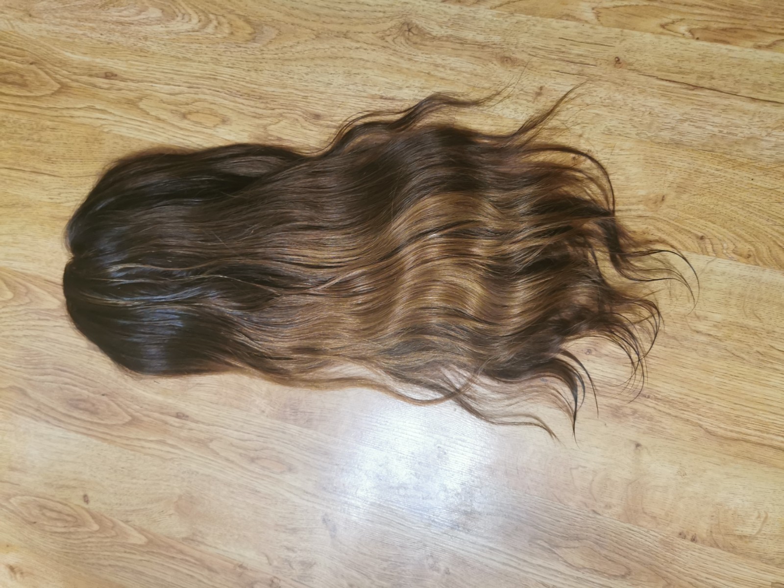 Quality European Full Lace Brown Human Hair wig 24″ New