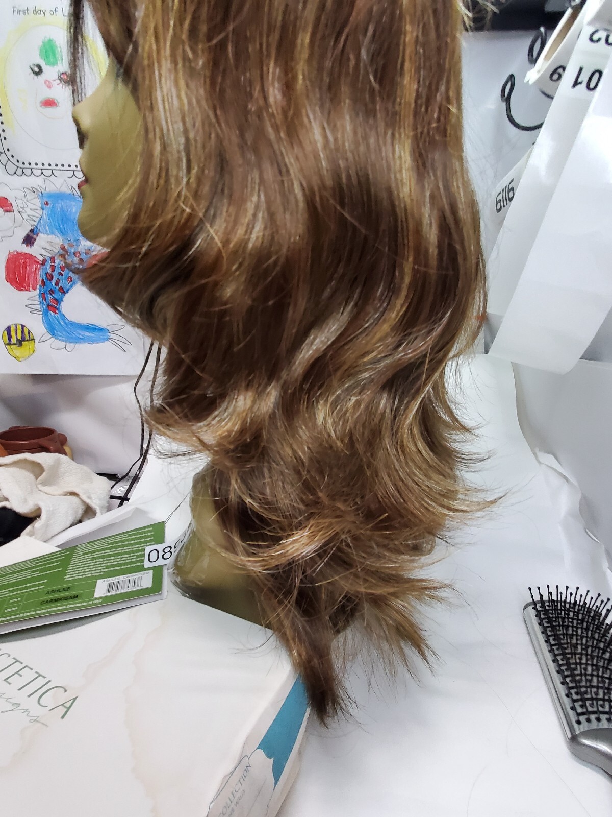 Estetica Wigs naturalle long blonde strawberry dirty 2 toned ashlee carmkissm #