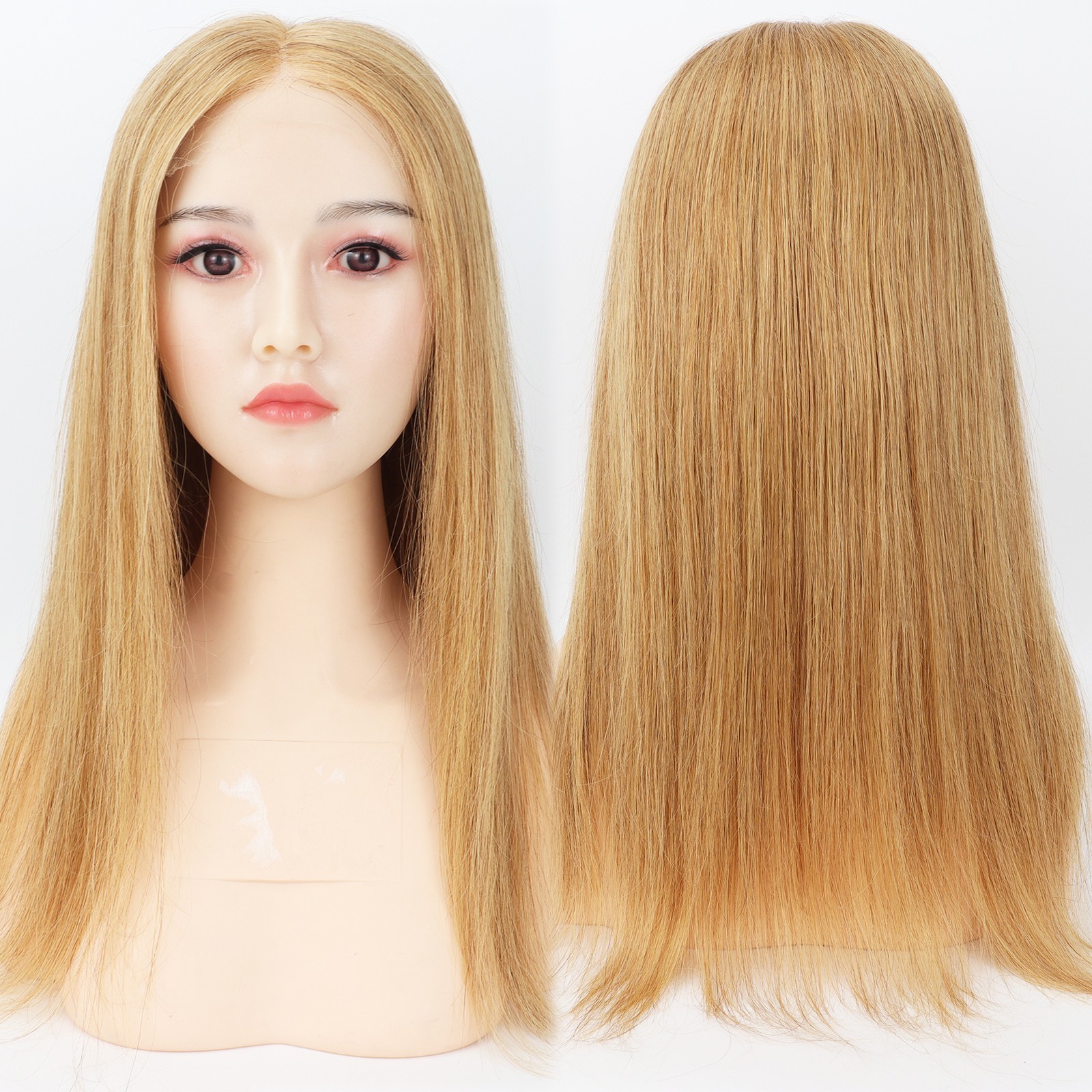Lace Closure Topper #27 Honey Blonde Real Remy European Human Hair For Woman