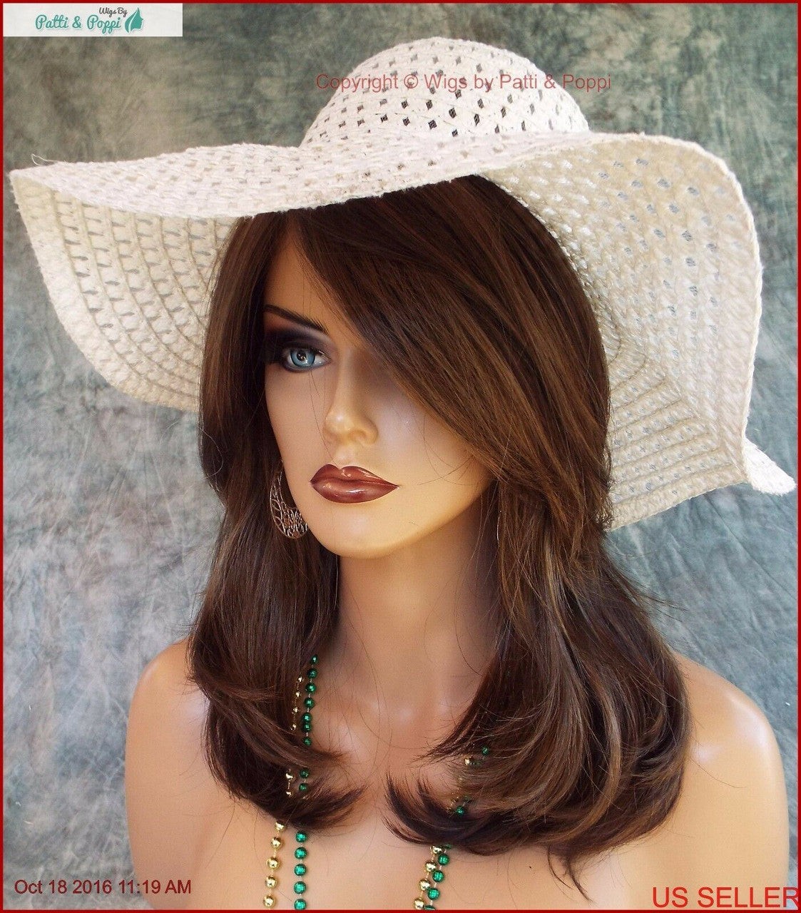 BOBBI Lace Front Monofilament Wig Envy Wigs Medium Brown E597 Long Straight Hair