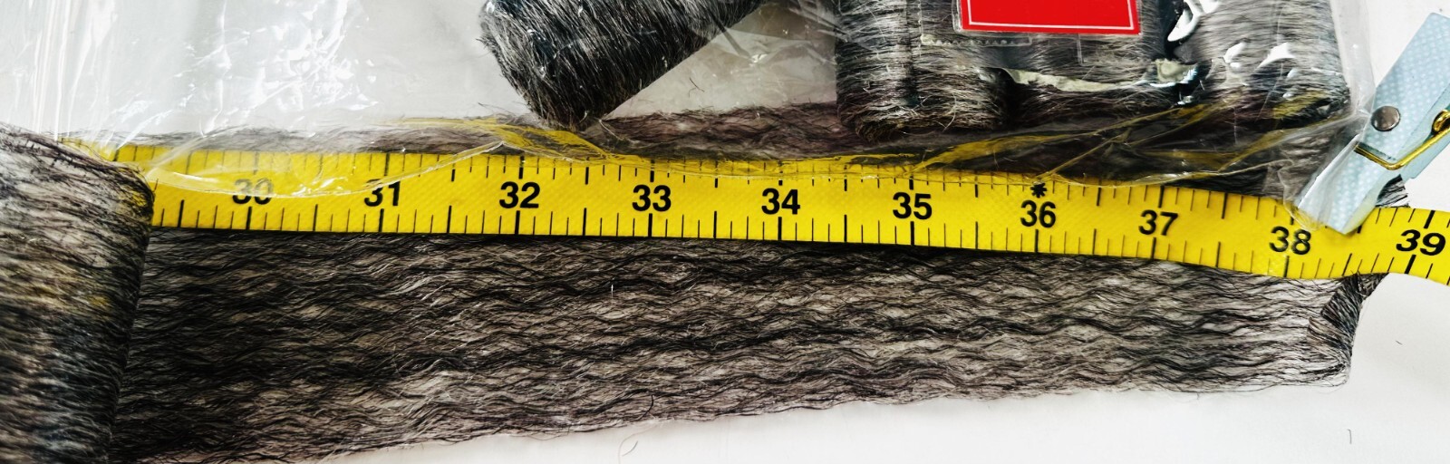 Nina Roll Hair Extension Weaving Thread 2.5 x 36in, Black (51), 6 Rolls/Pack