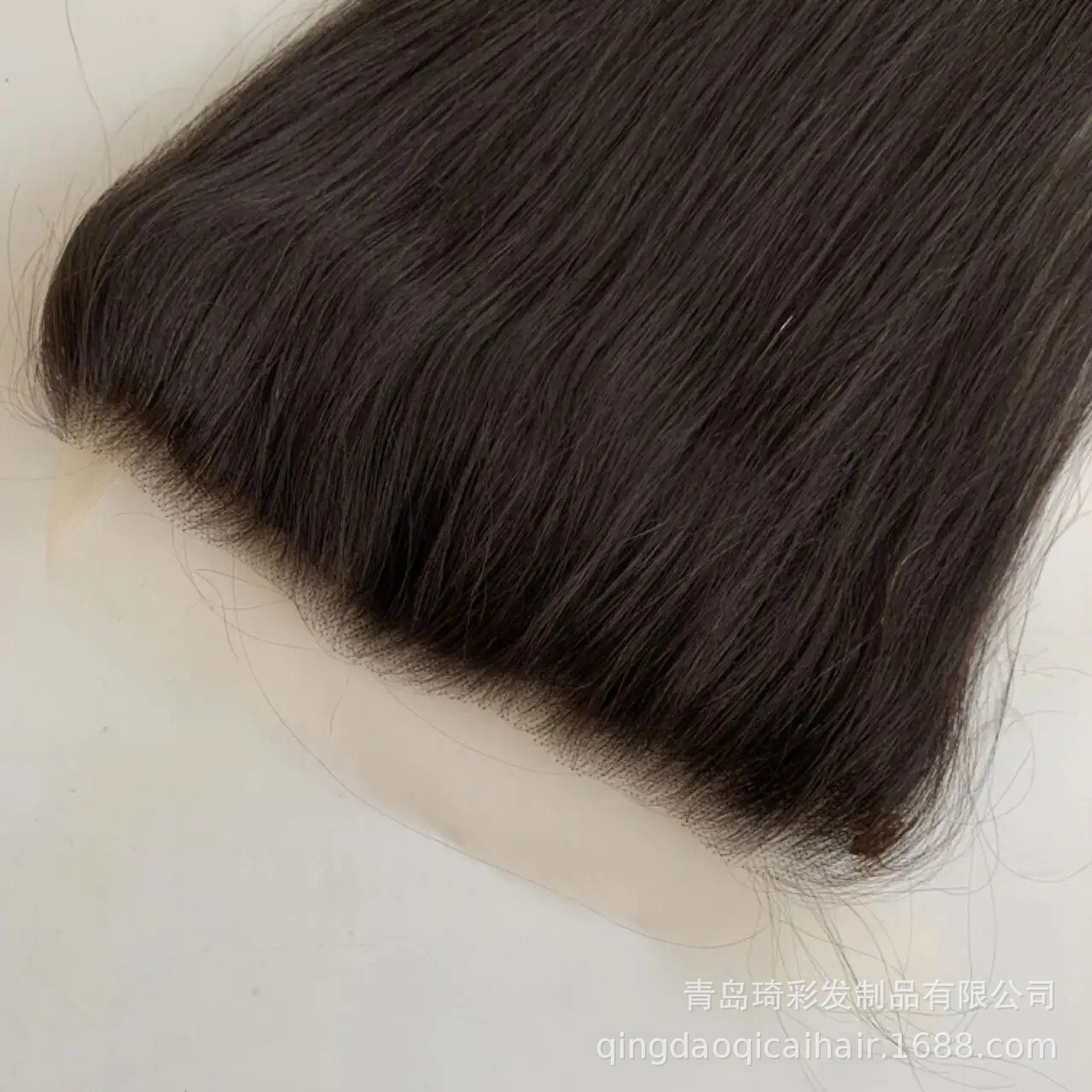 Lace Front Hairline 2“x12″HD Swiss Lace Natural Full Handmade Base Forehead Hair