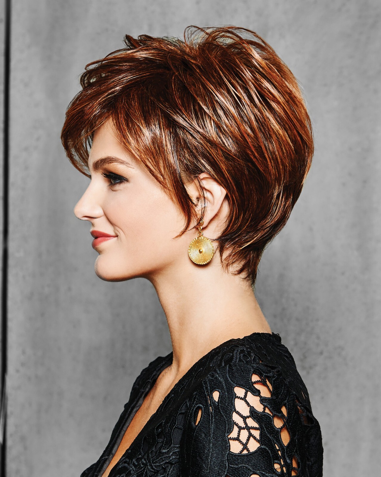 Hair U Wear Take It Short Average R3025S+ Glazed Cinnamon Med Red Ginger