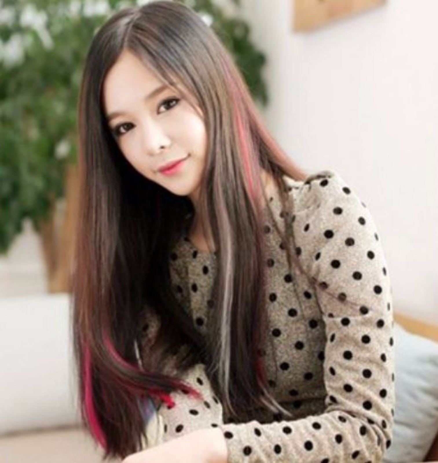 21″ 55cm Hair Highlights Hair Extensions Real hair Cosplay