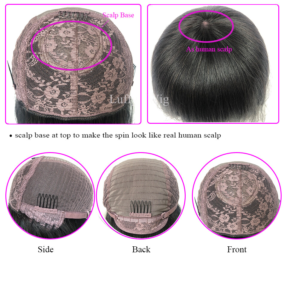 Yaki Wavy Full Machine Made O Scalp Top Human Hair Wig With Bangs Brazilian Remy