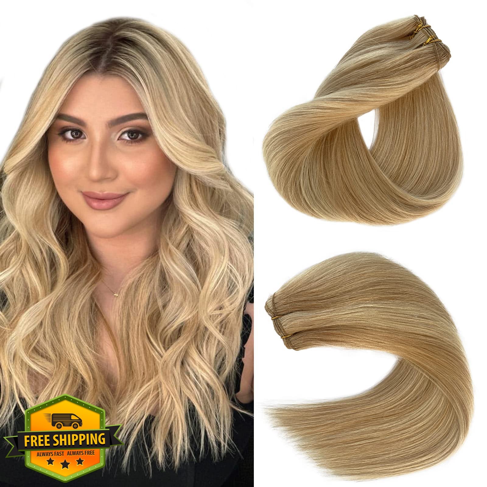 Licoville #27P613 Strawberry Blonde 22 Inch Bundles