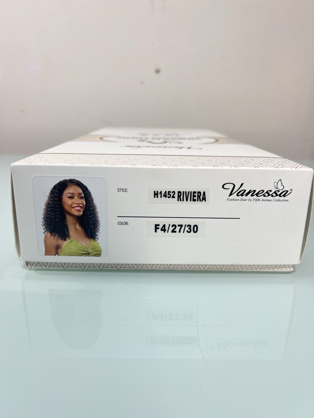 Vanessa Riviera Human Hair HD Lace Front Wig 13×5 F4 27 30 Open Box