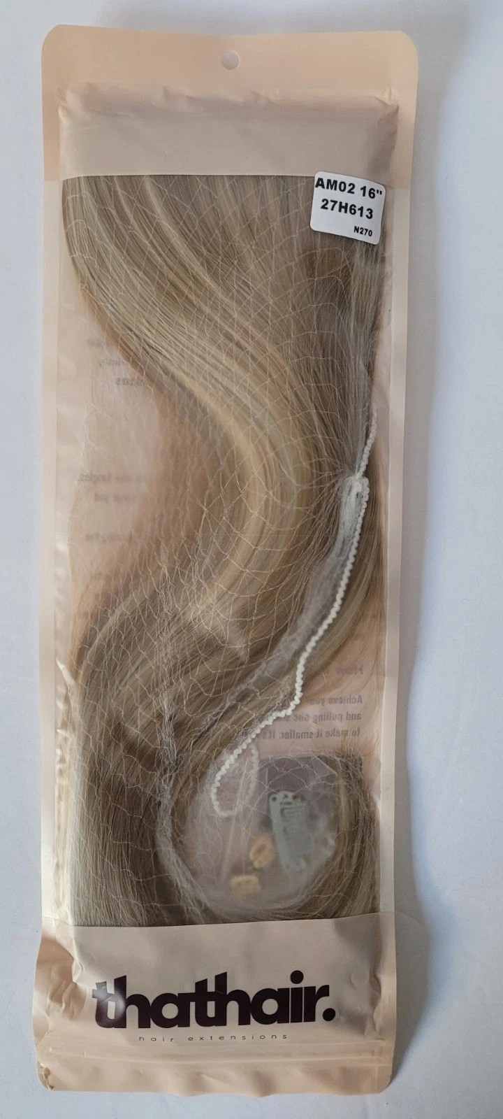 NEW Thathair Hair Extension Set. Beige, Walnut Brown, Dark Brown, ThatHair Hair