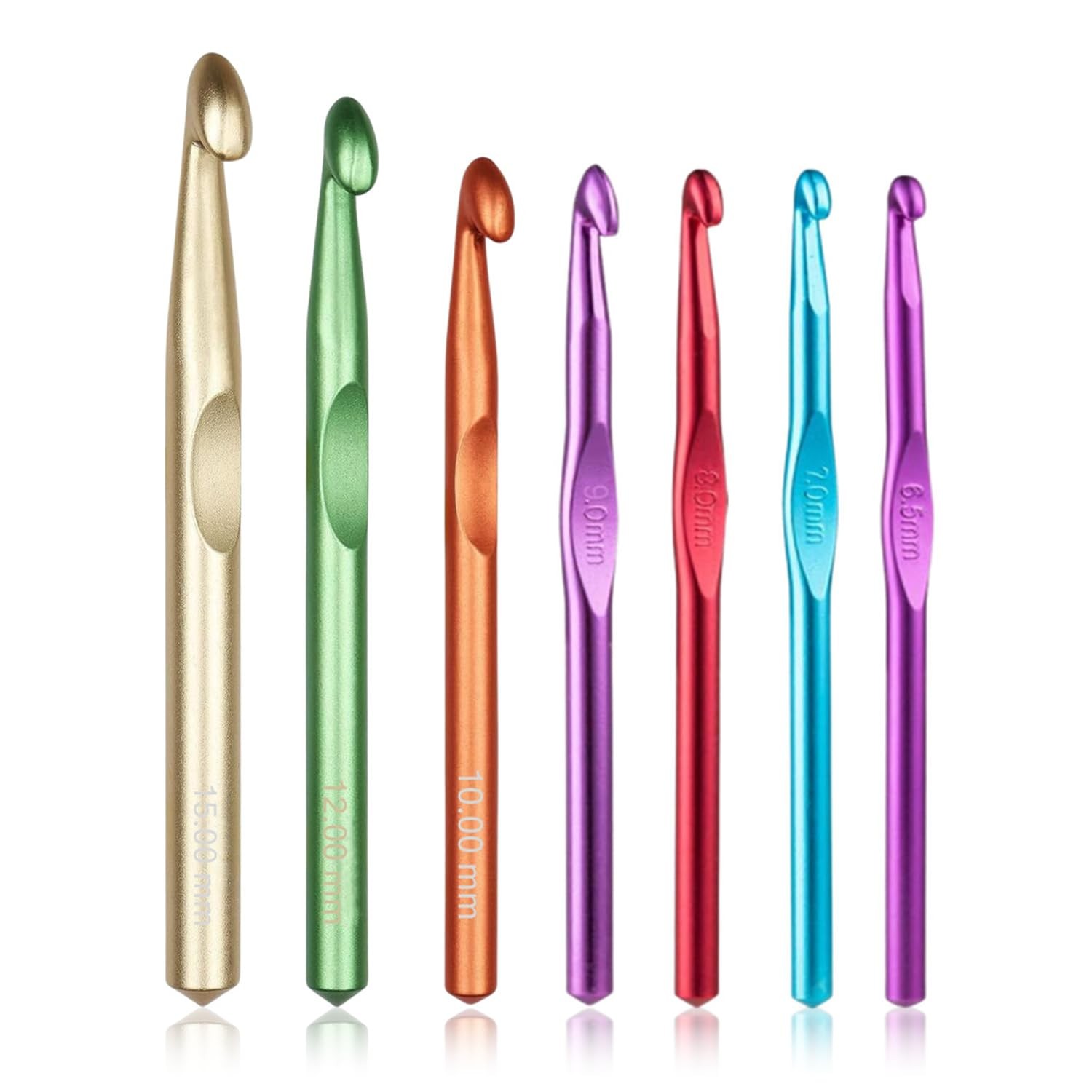 Large Crochet Hooks,15mm 6.5 mm, 7 8 9 10 12 15 Red