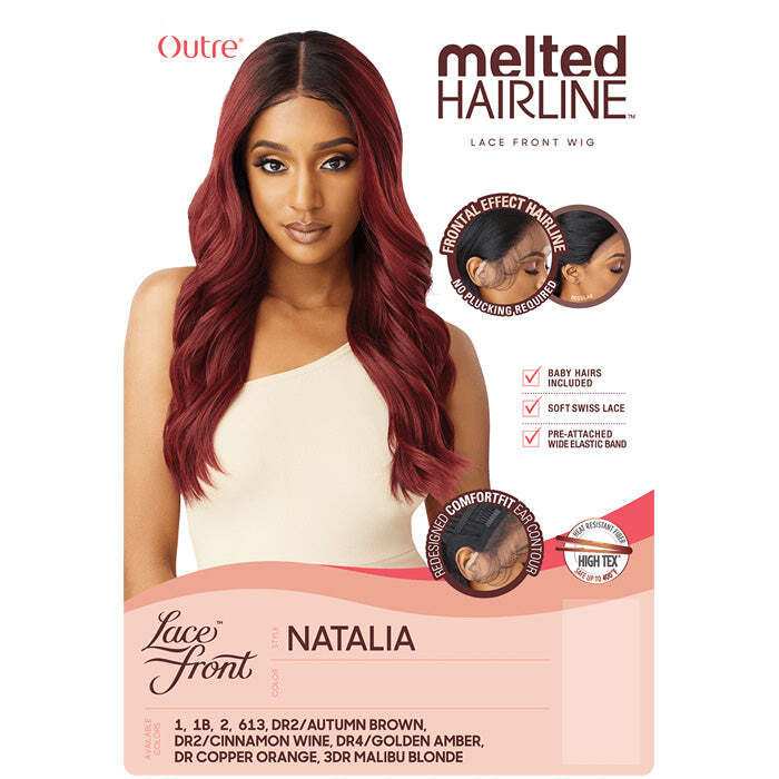 Outre Melted Hairline Synthetic Swiss Lace Front Wig – NATALIA