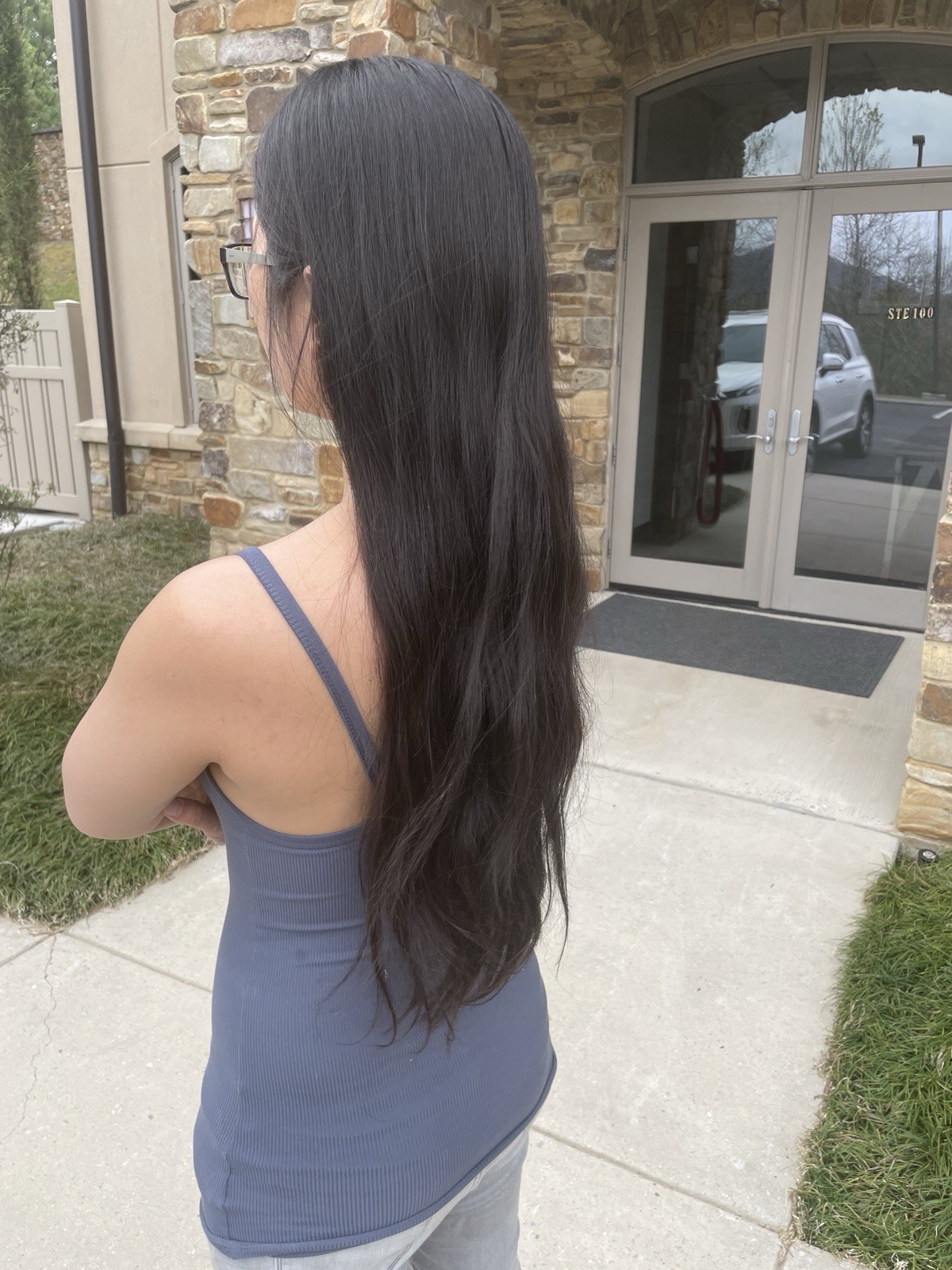 Real Natural Straight Asian Human Hair Black/Dark Brown Virgin 15 Inch 4 Oz