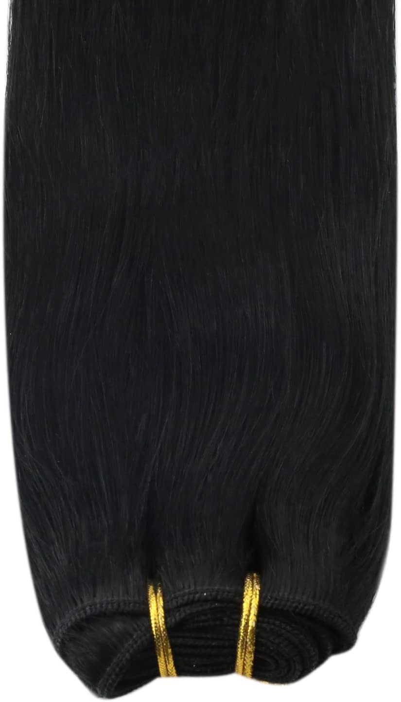 Weft Sew in Hair Extensions Double Weave 100% Russian Remy Human Hair Full Head