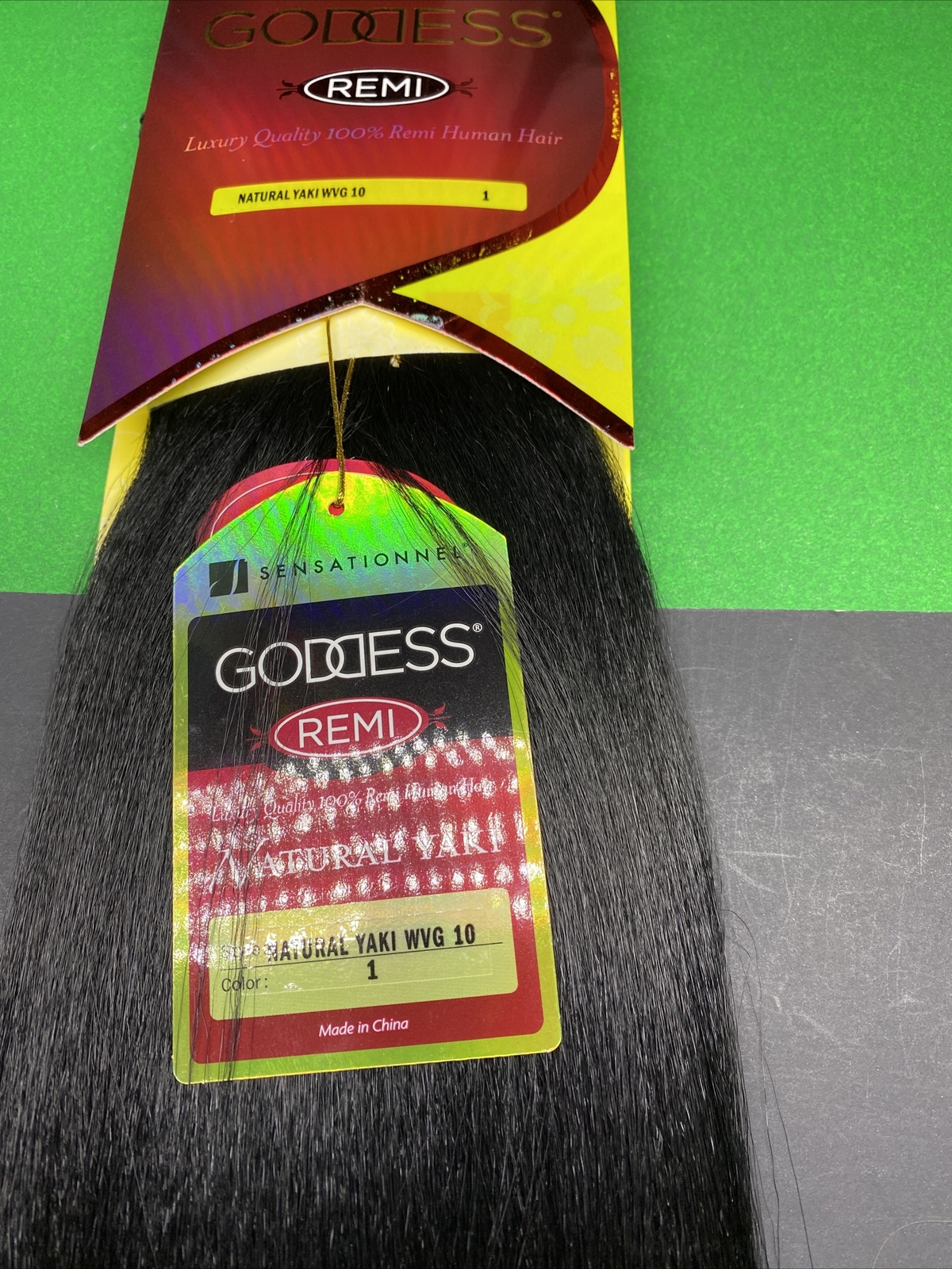 Sensationnel Remi Goddess_NATURAL_YAKI_100% Human Hair Remy_10″_#1