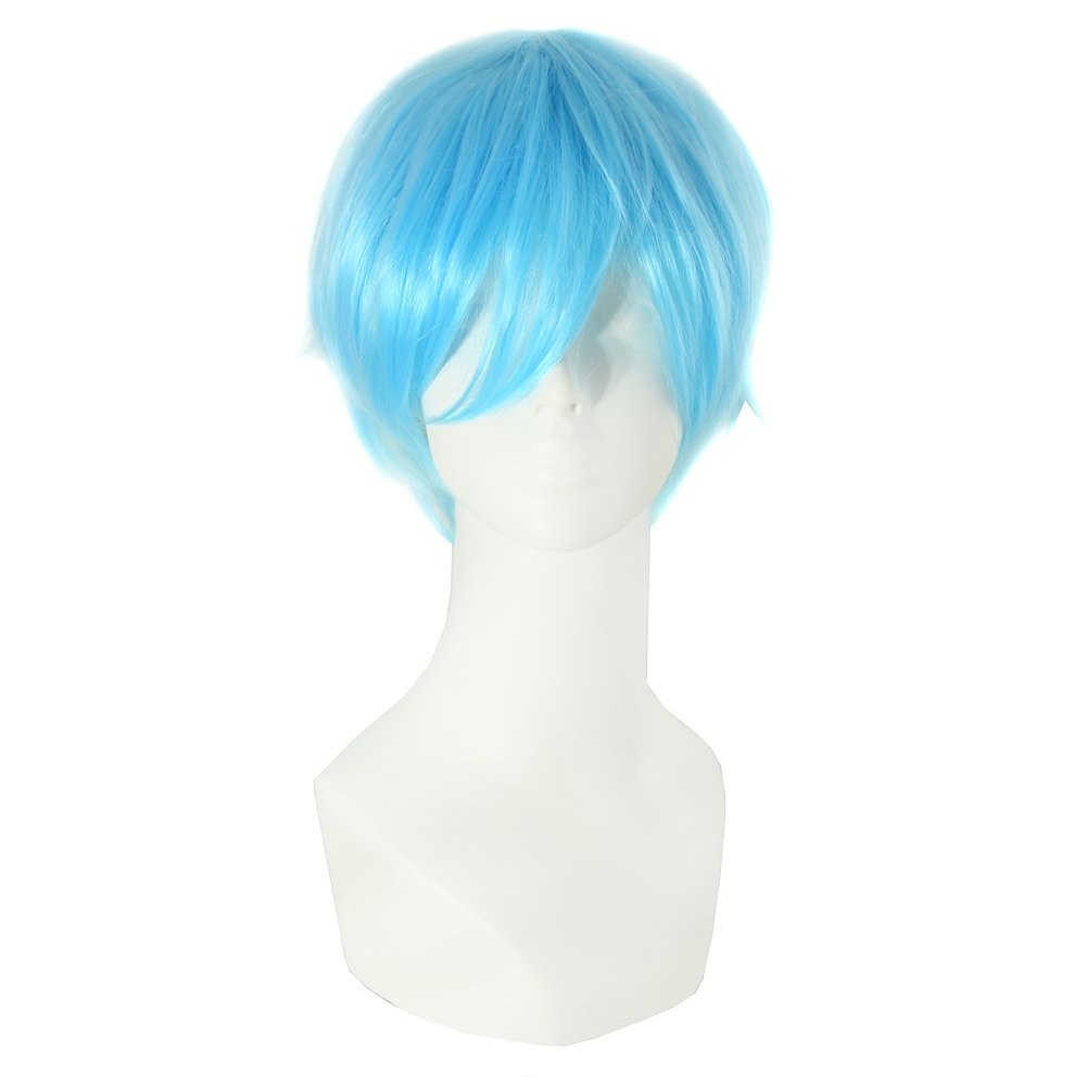 12 Inch/30 cm Role Playing Hair Short (Light Blue)