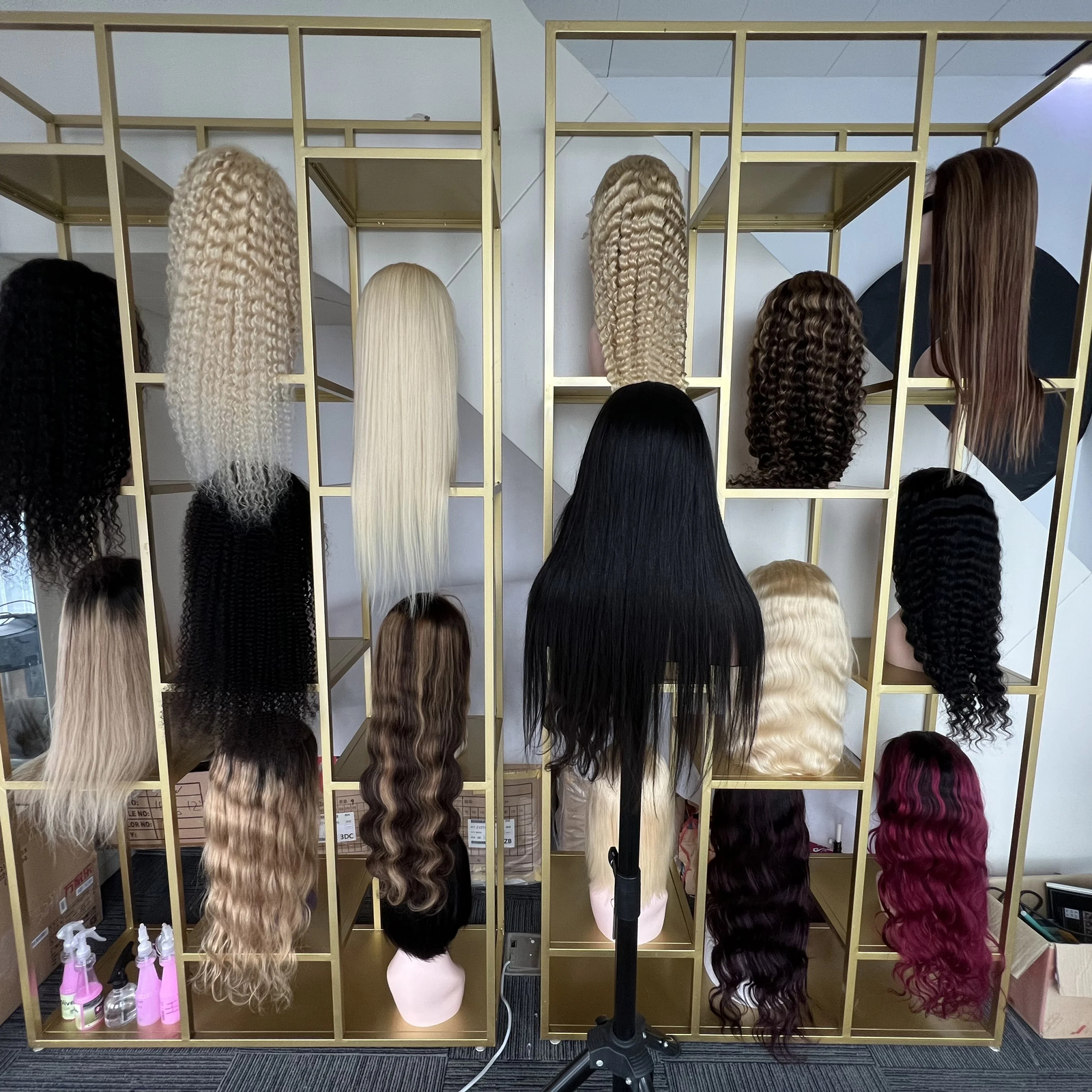 Human Pre Plucked Bleached Knots Lace Wig Transparent Raw Hair Lace Front Wigs