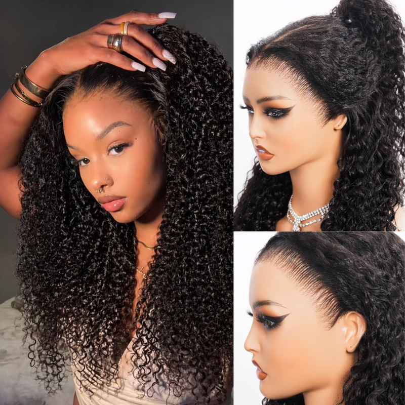 Megalook Hair Deep Wave Lace Front Wigs Human Hair 13X6 Hd Lace Front Wigs