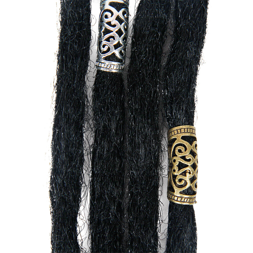 20Inch Clip in 4 Dreadlock Extension Synthetic Clip In Braid Dreads Hip Hop Locs