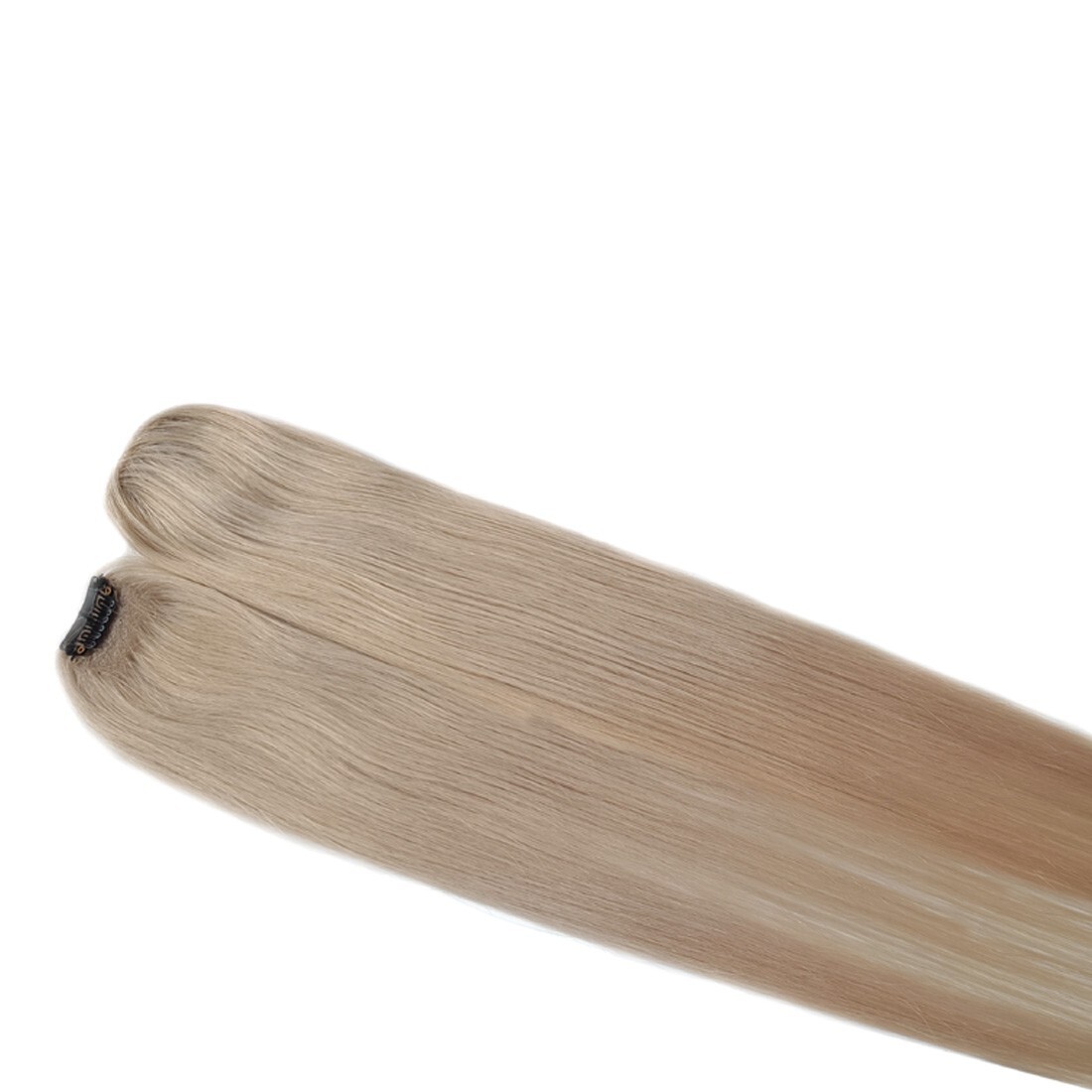 100%REMY HAIR EXTENSION ONE CLIP STRAND-#22COLOR NO. HAIR STREAKS HIGHLIGHTS