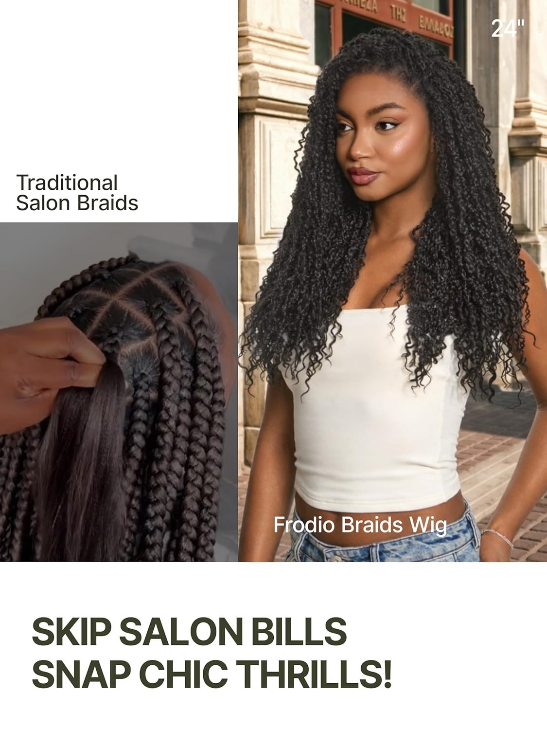 Boho Twist Curly Wig 4C Edges 13X6 HD Lace Frontal 180% Density 24in Glueless