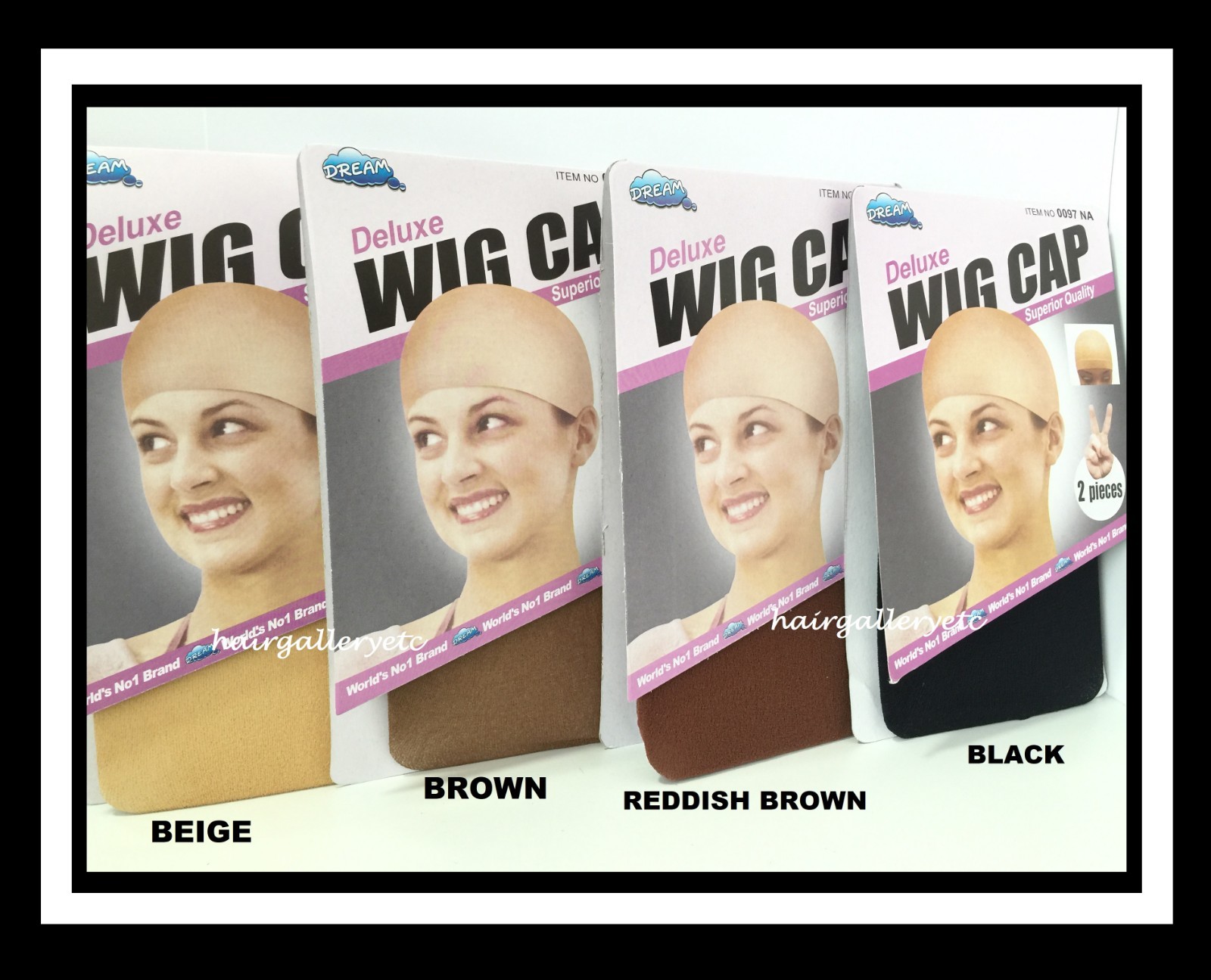 Dream Deluxe Wig Cap Stocking Cap Weaving Cap Brown Black Beige