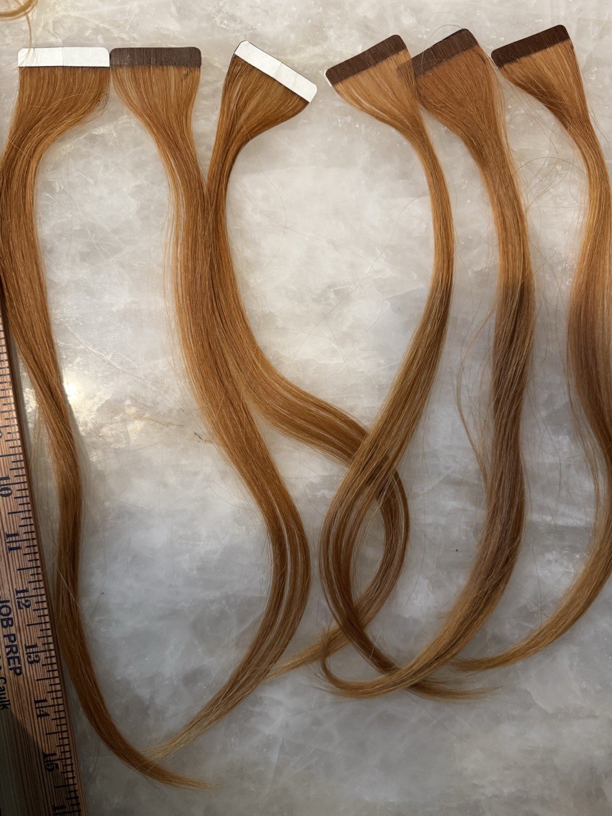 25 BELLAMI Tape-in Extensions, Red, 13 -14 inches plus extras