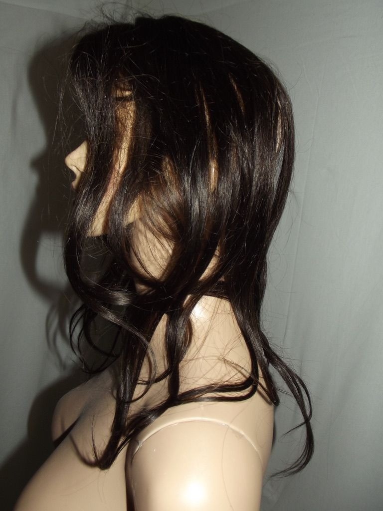 Womens Hair Pieces 100% Human Hair Brown topper