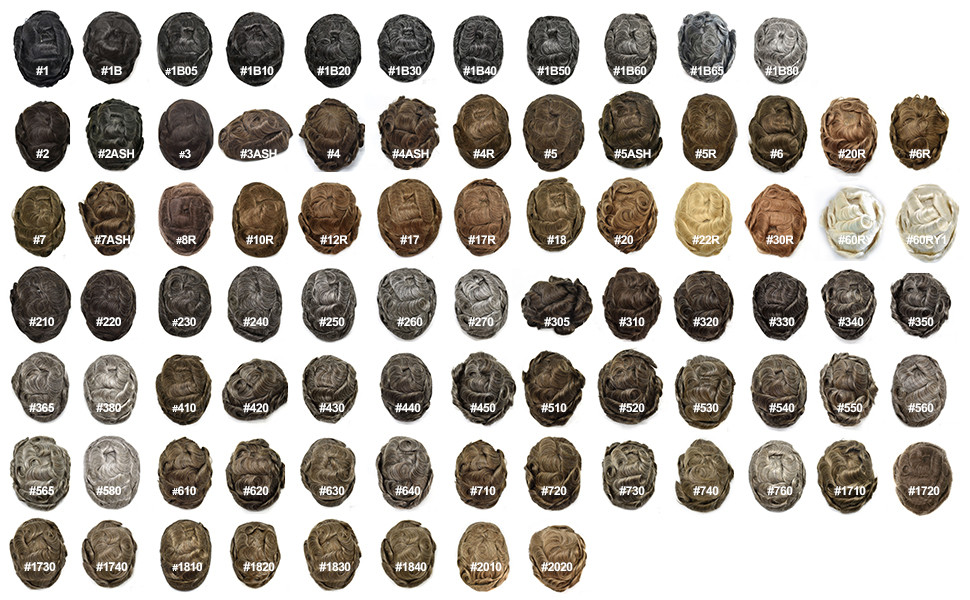 Full Swiss Lace Mens Toupee HairPiece Gray Hair System Replacement for Men US
