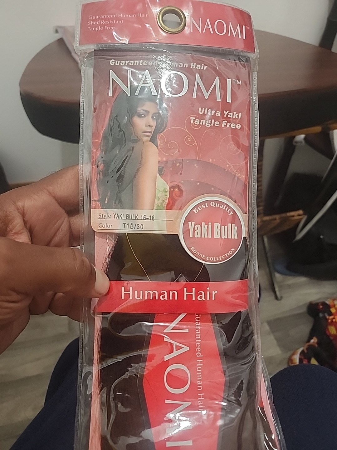 3 Bundle hair extensions – , Human Hair, Naomi UltraYaki, Tangle Free