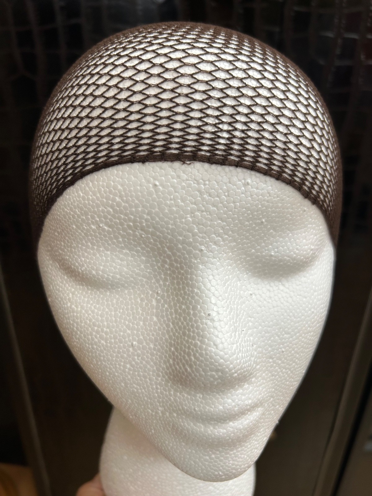 OPEN TOP WIG LINER CAP – DARK BROWN – MESH FABRIC – PACK OF 3